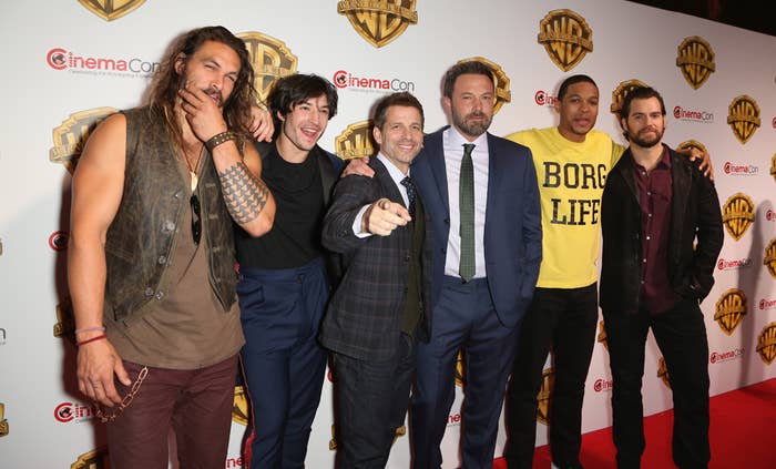 Zack Snyder and 'Justice League' cast at CinemaCon 2017