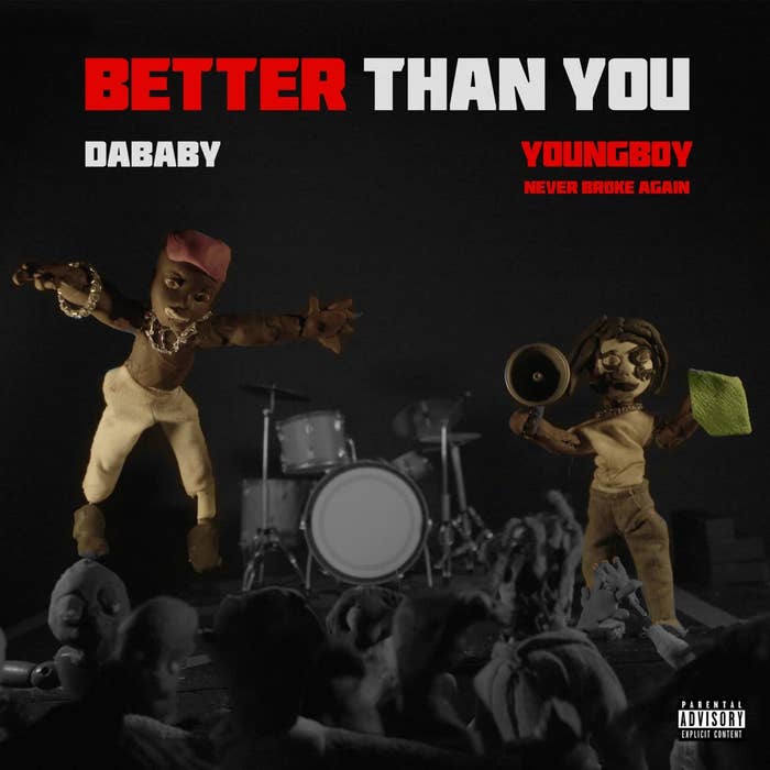 The cover art to DaBaby and YoungBoy Never Broke Again&#x27;s collaborative project.