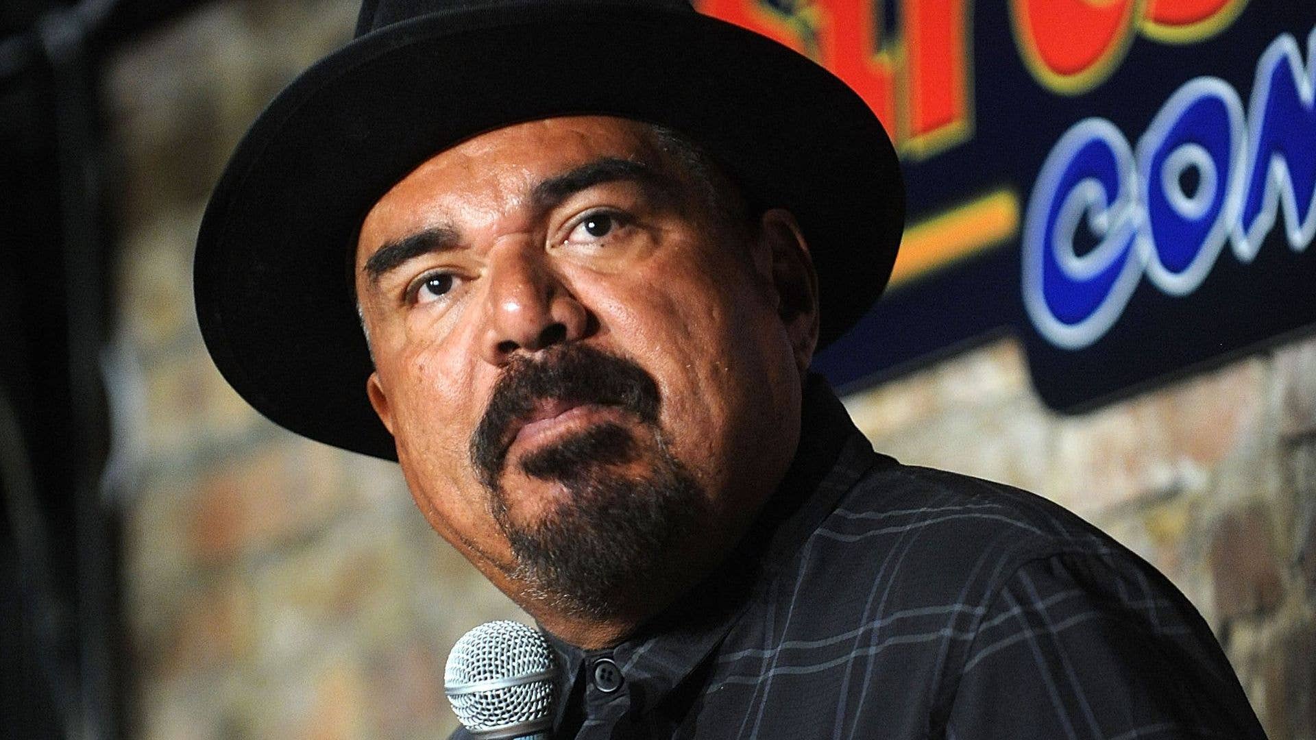 George Lopez performs at The Stress Factory Comedy Club