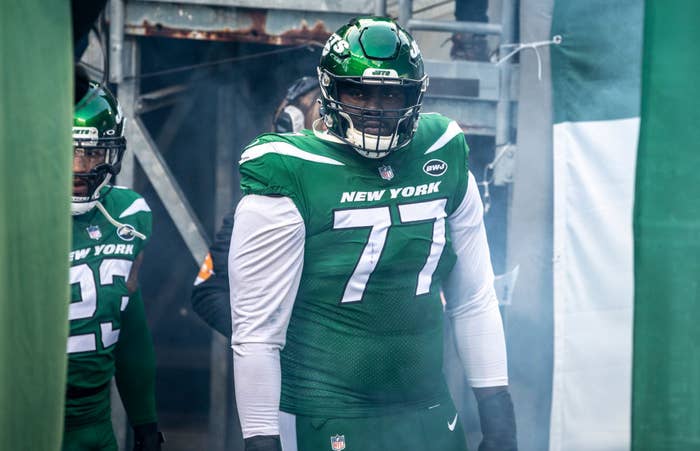 Mekhi Becton Jets Browns 2020