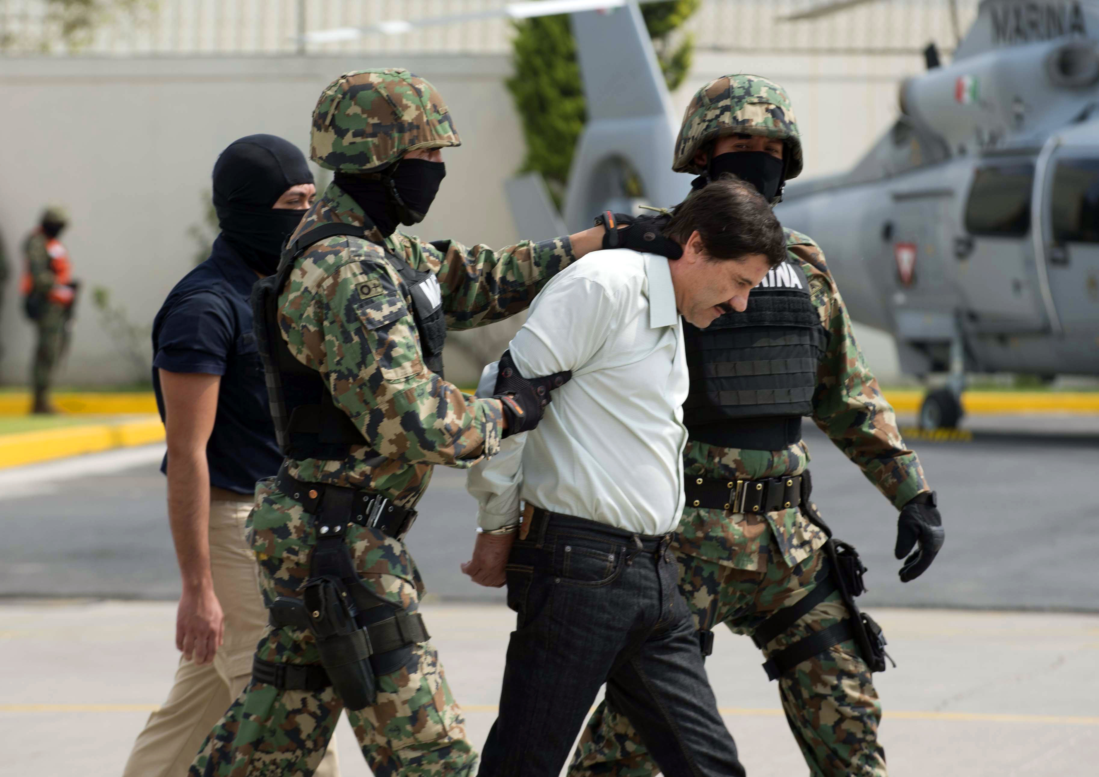 El Chapo&#x27;s arrest in 2014