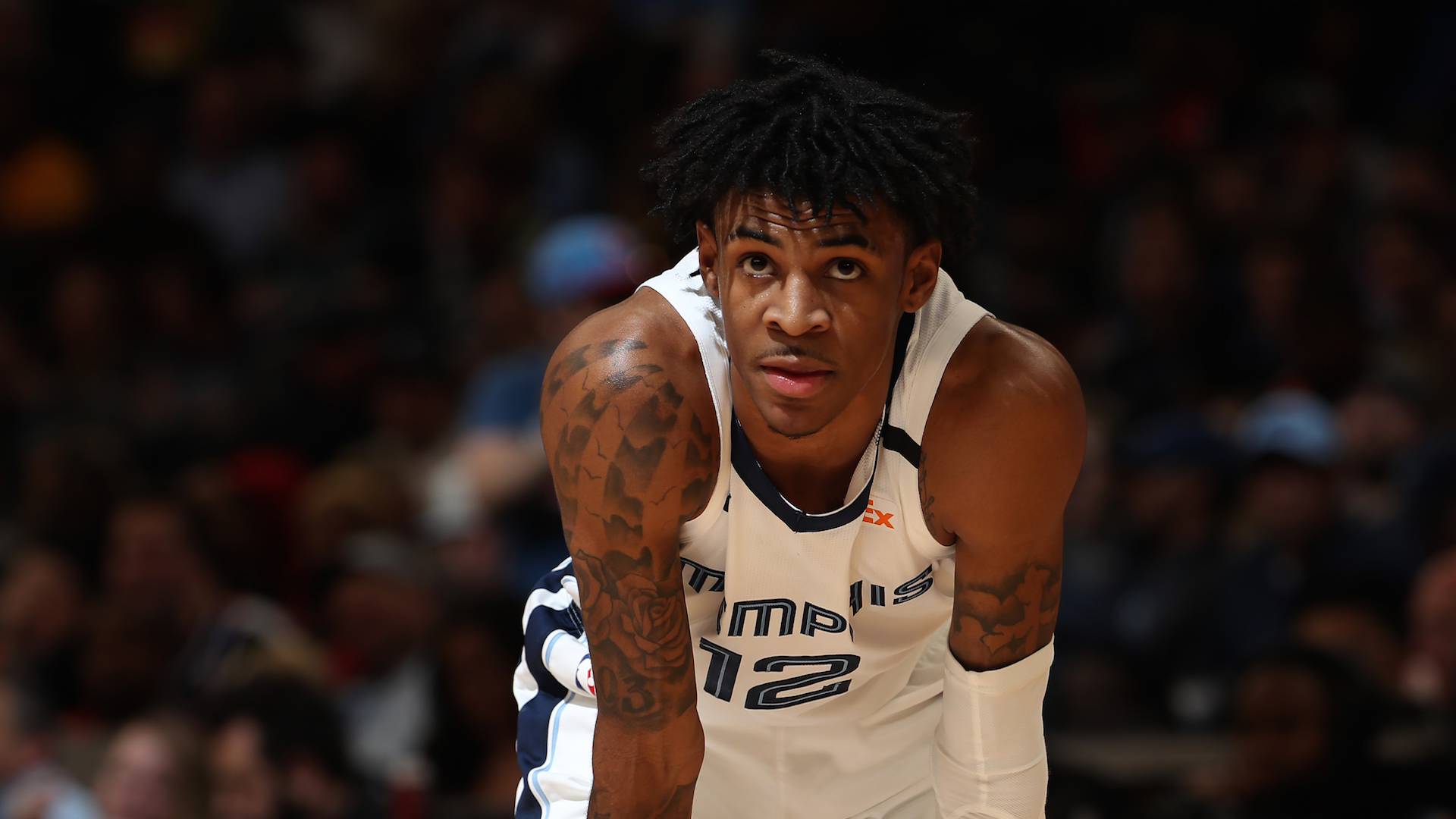 Ja Morant #12 of the Memphis Grizzlies