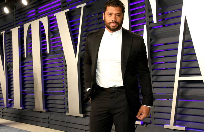 Russell Wilson at some Vanity Fair thing