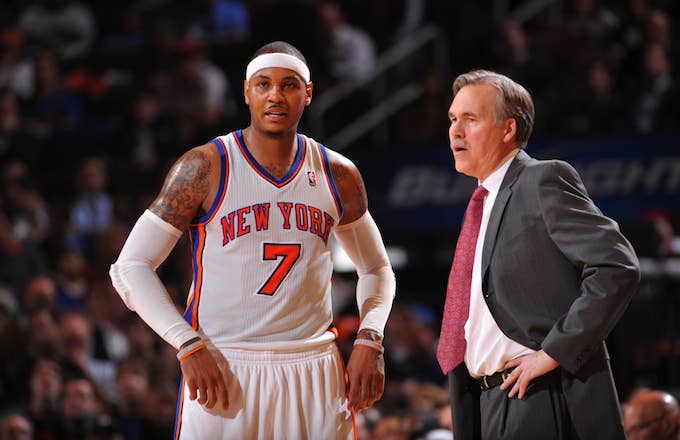 Carmelo Anthony, Mike D&#x27;Antoni