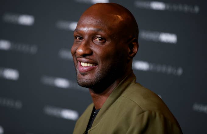 Lamar Odom attends the Fashion Nova x Cardi B Collection Launch