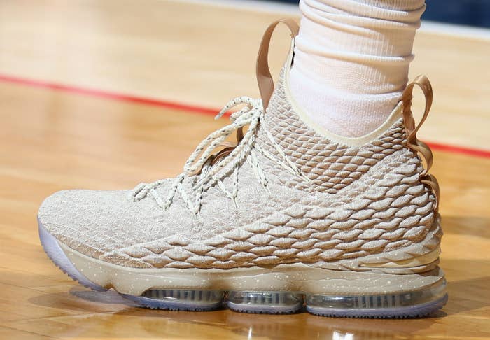 LeBron James 57 Points Nike LeBron 15 Ghost On Foot