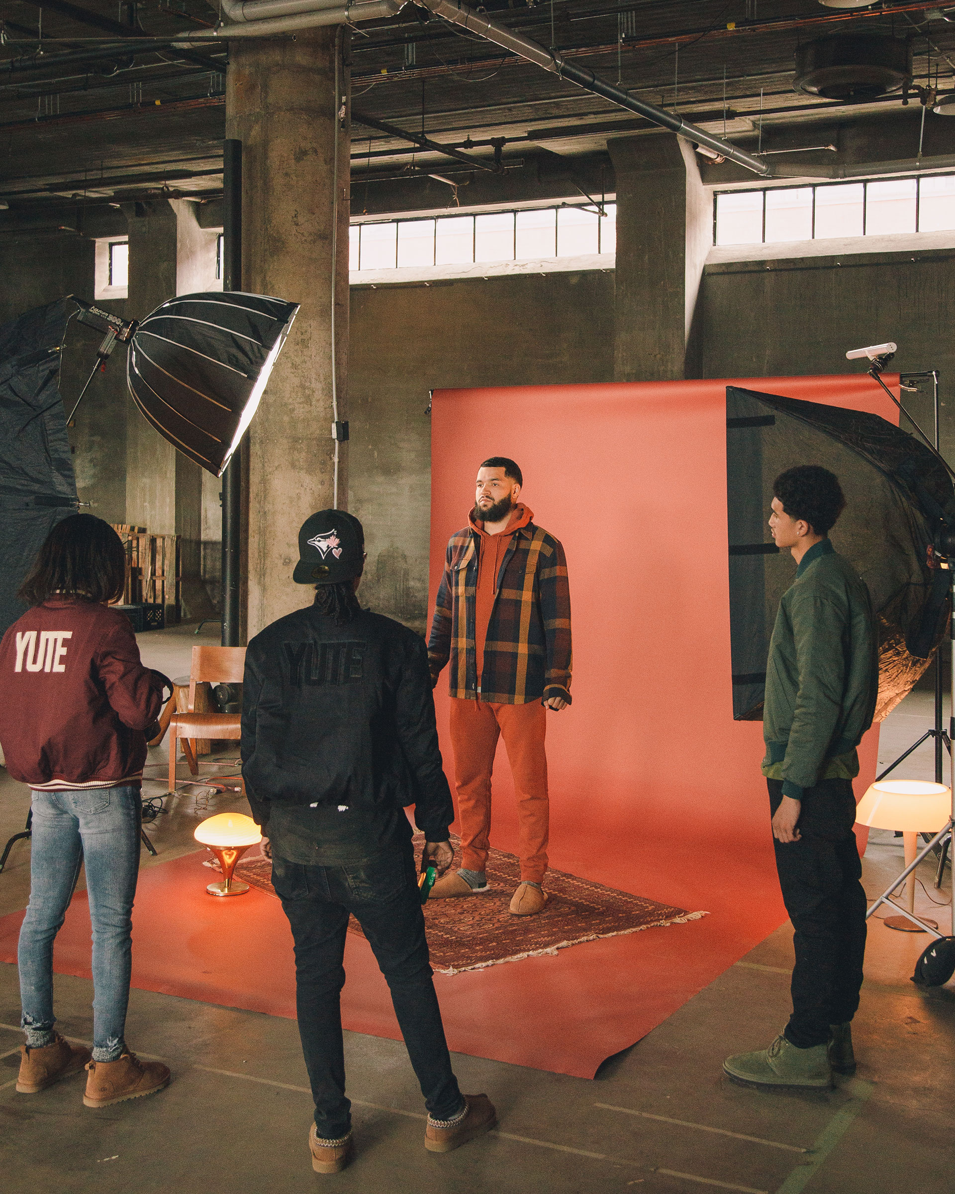 Behind the scenes of Fred VanVleet&#x27;s UGG photoshoot with YUTE Studio