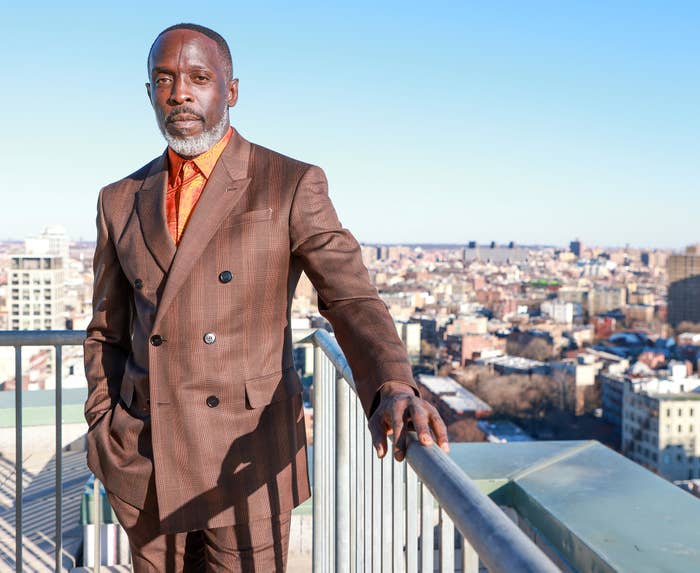 Michael K. Williams poses for the 2021 Critics Choice Awards