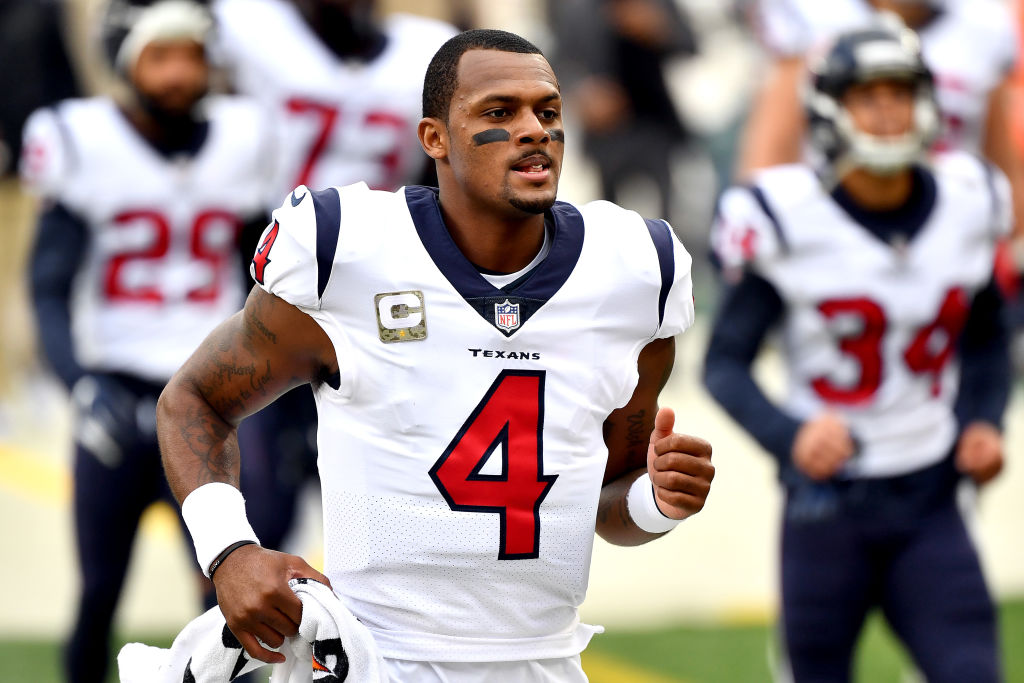 Deshaun Watson Helmetless Texans Browns 2020