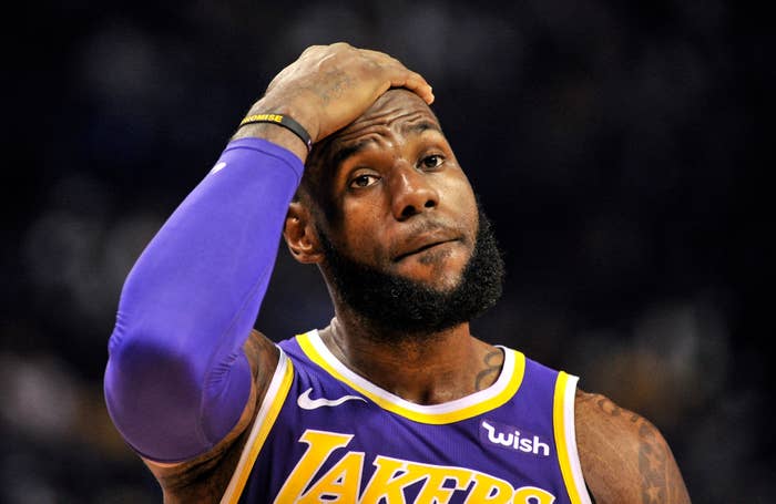 LeBron James Grizzlies Lakers 2019