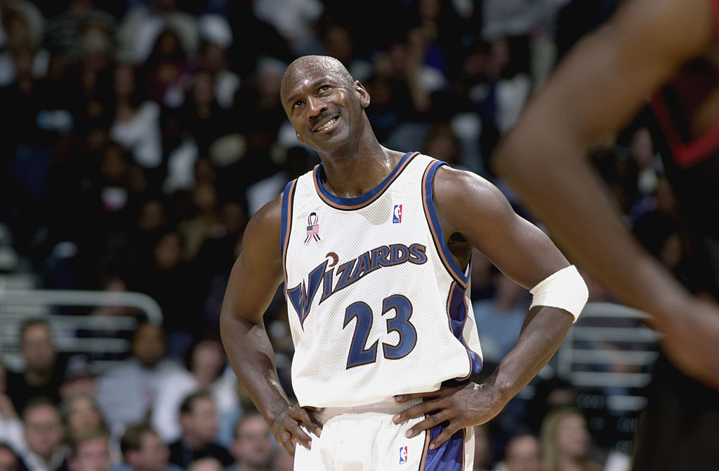 Michael Jordan 2001 Wizards Getty