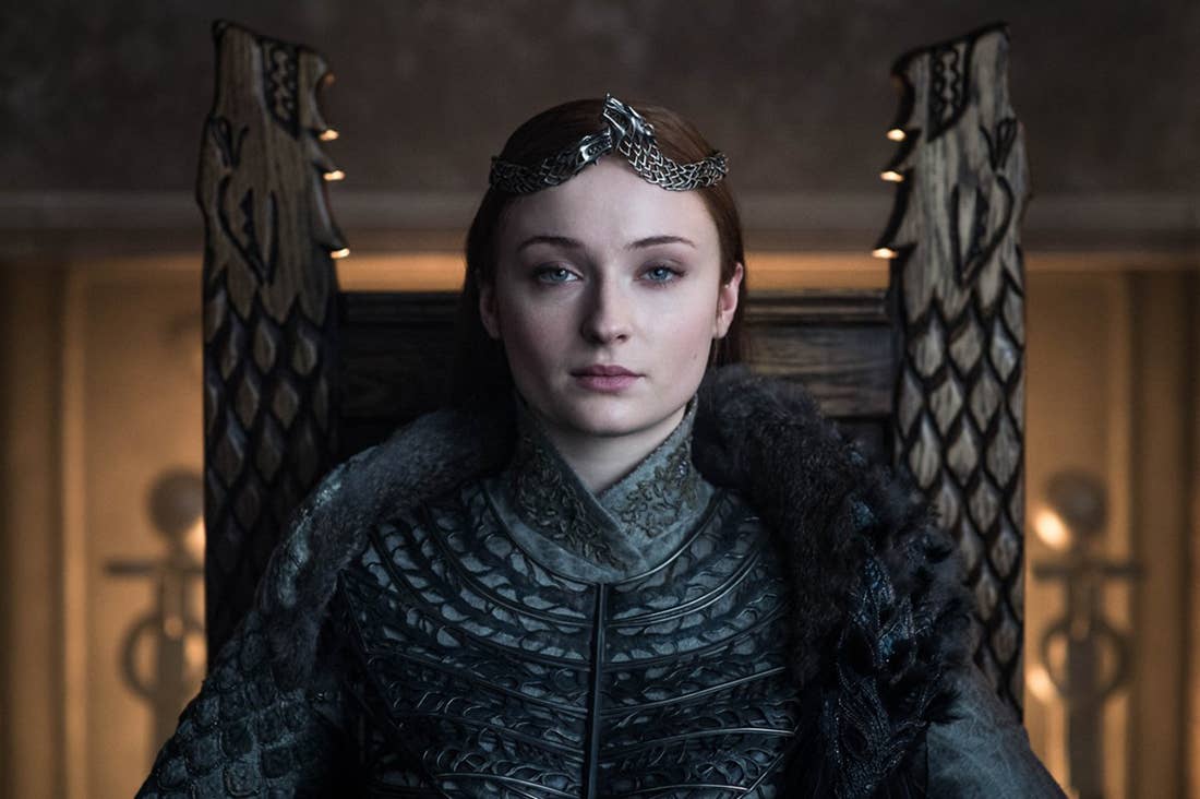 Sophie Turner in promotional still from HBO series Game Of Thrones