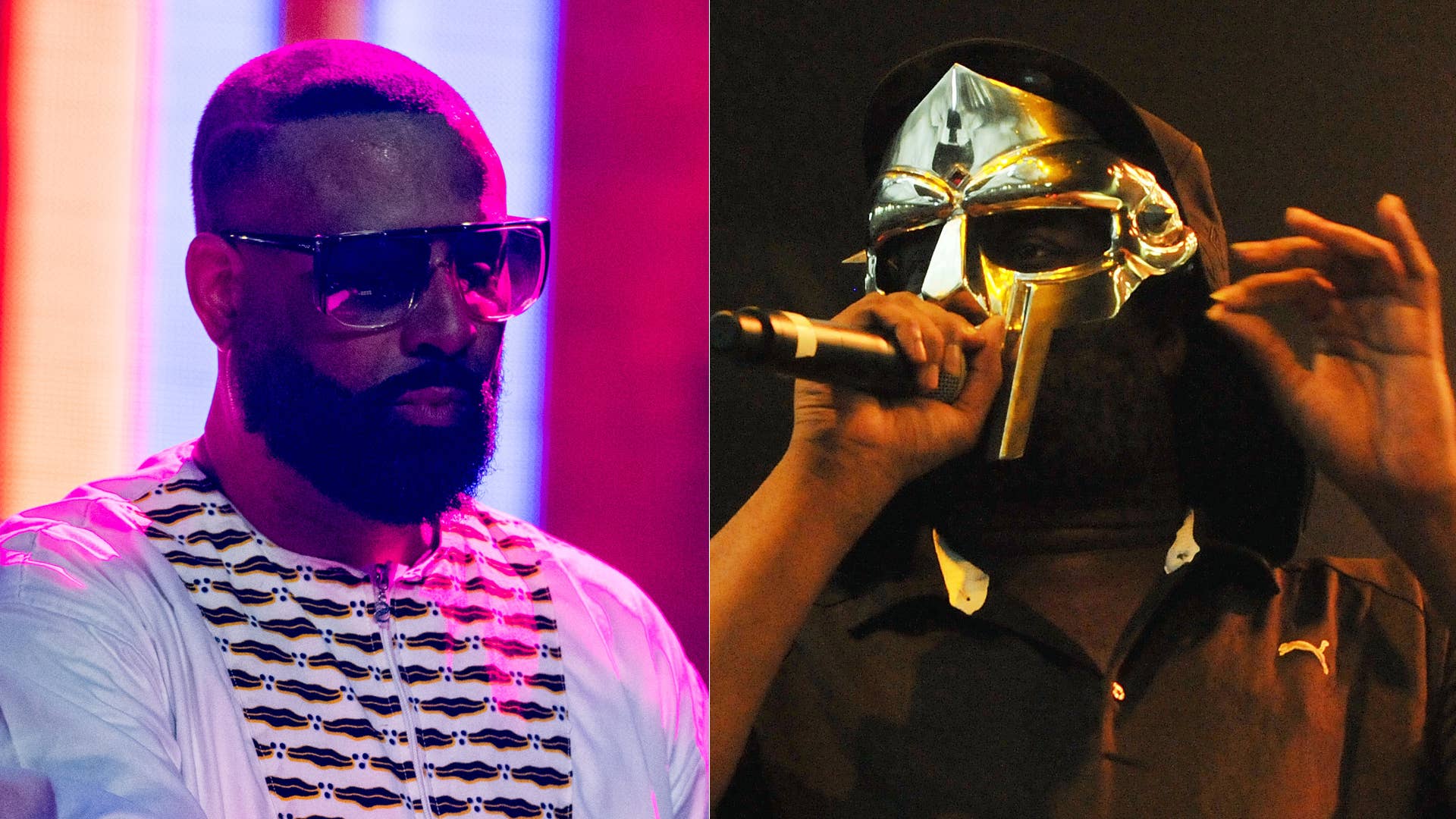 Madlib and MF DOOM, the duo that makes up Madvillain.