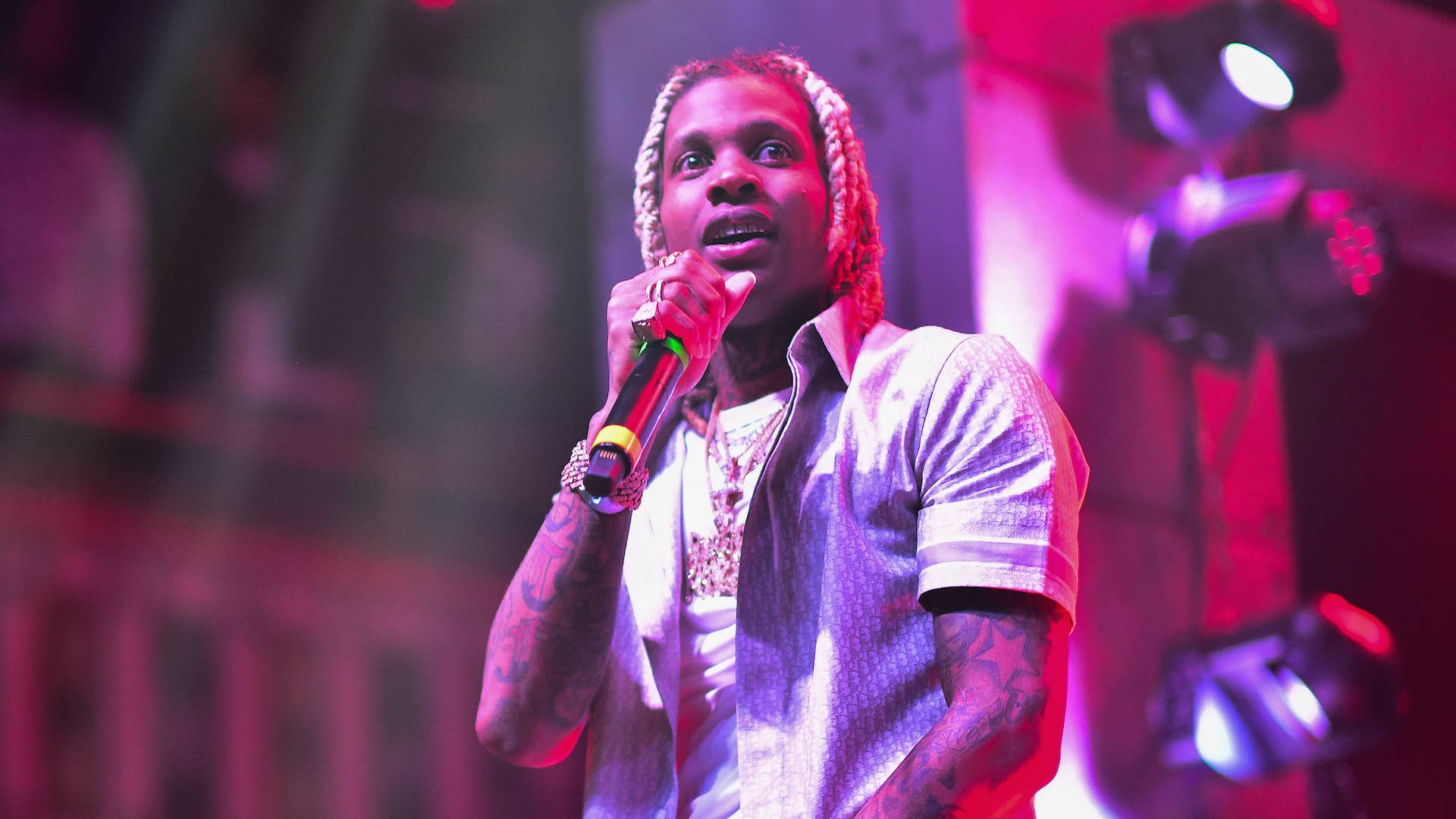 Lil Durk performs during The PTSD Tour In Concert