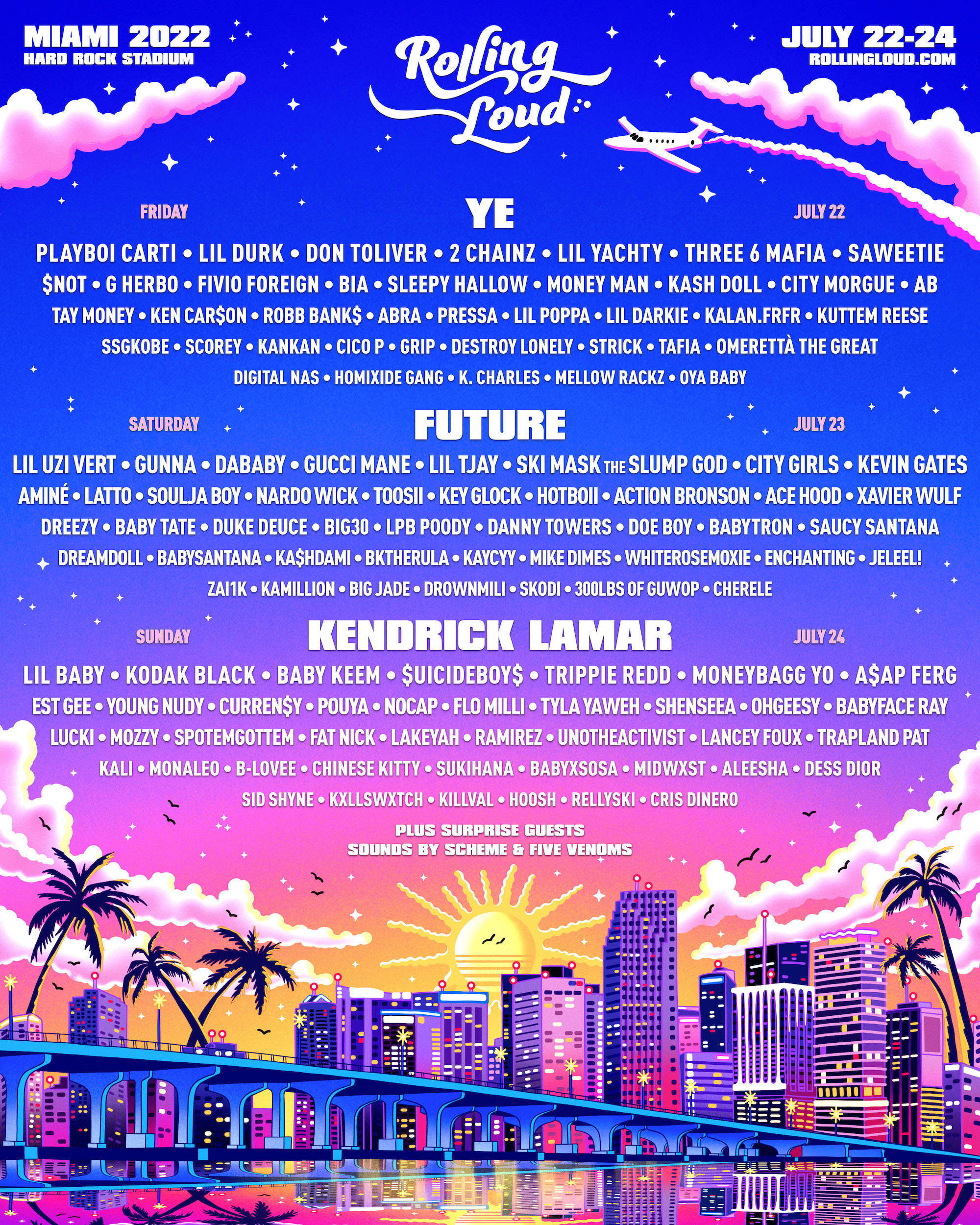 Rolling Loud Miami 2022 lineup