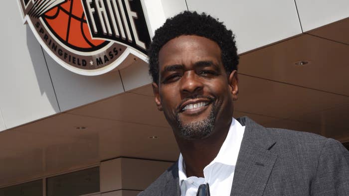 Chris Webber at Naismith Memorial Basketball Hall of Fame