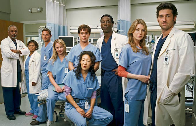 "Grey's Anatomy" cast.