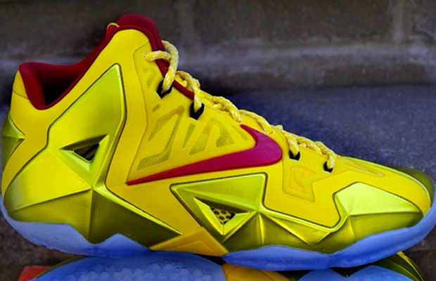 Nike lebron sales 11 yellow