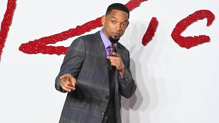 Will Smith on a red carpet for new film King Richard