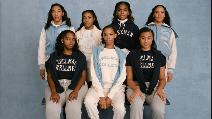 Spelman College students are pictured in a campaign image