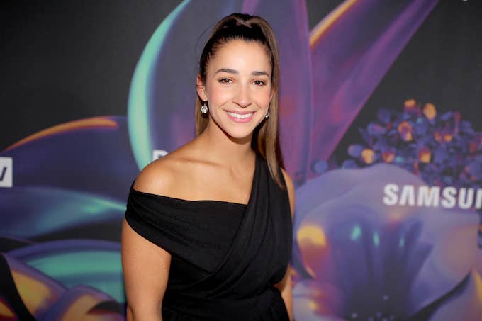 This is a picture of Aly Raisman.