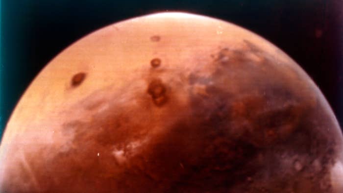 The Planet Mars. Artist NASA.