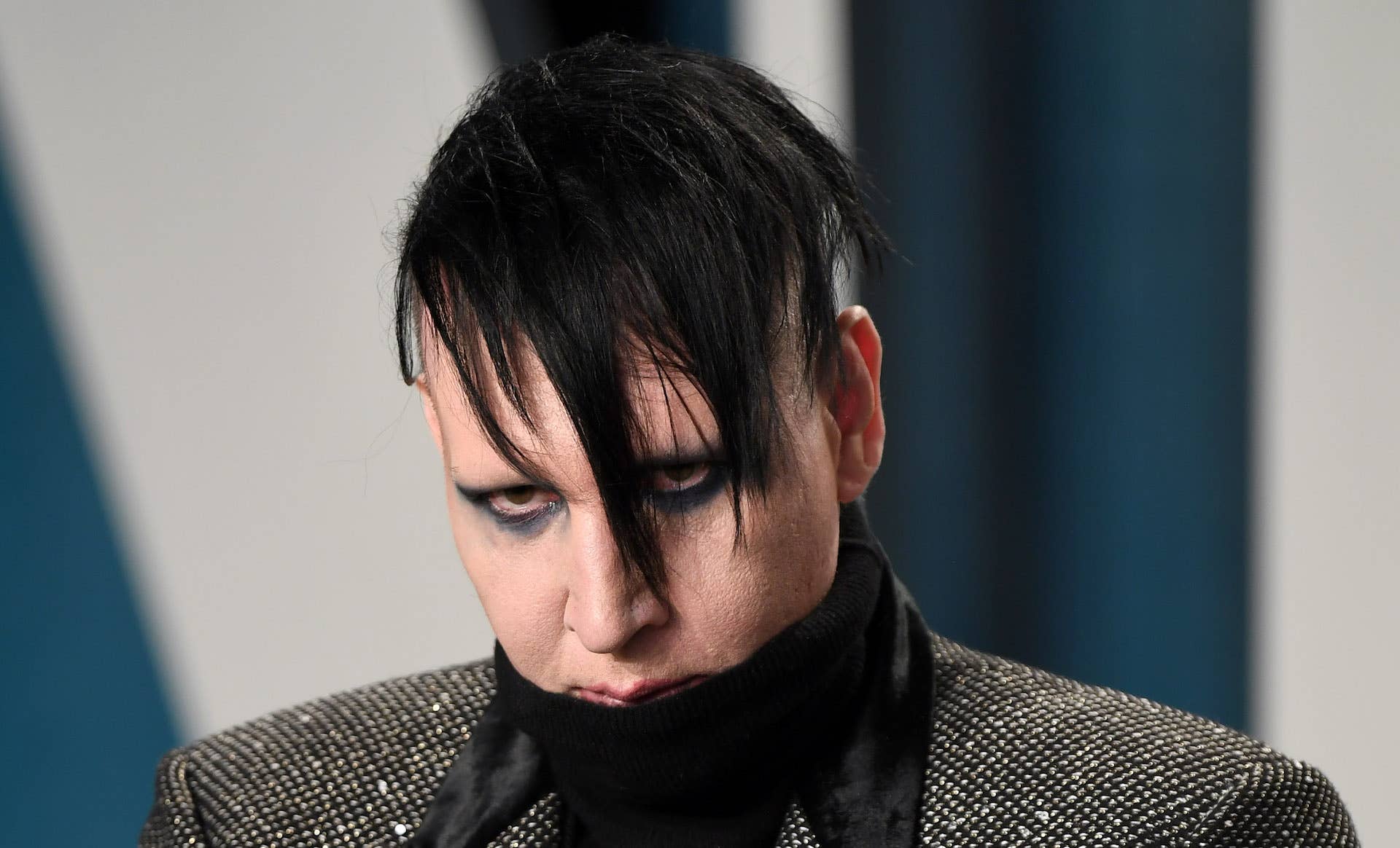 Marilyn Manson on a red carpet
