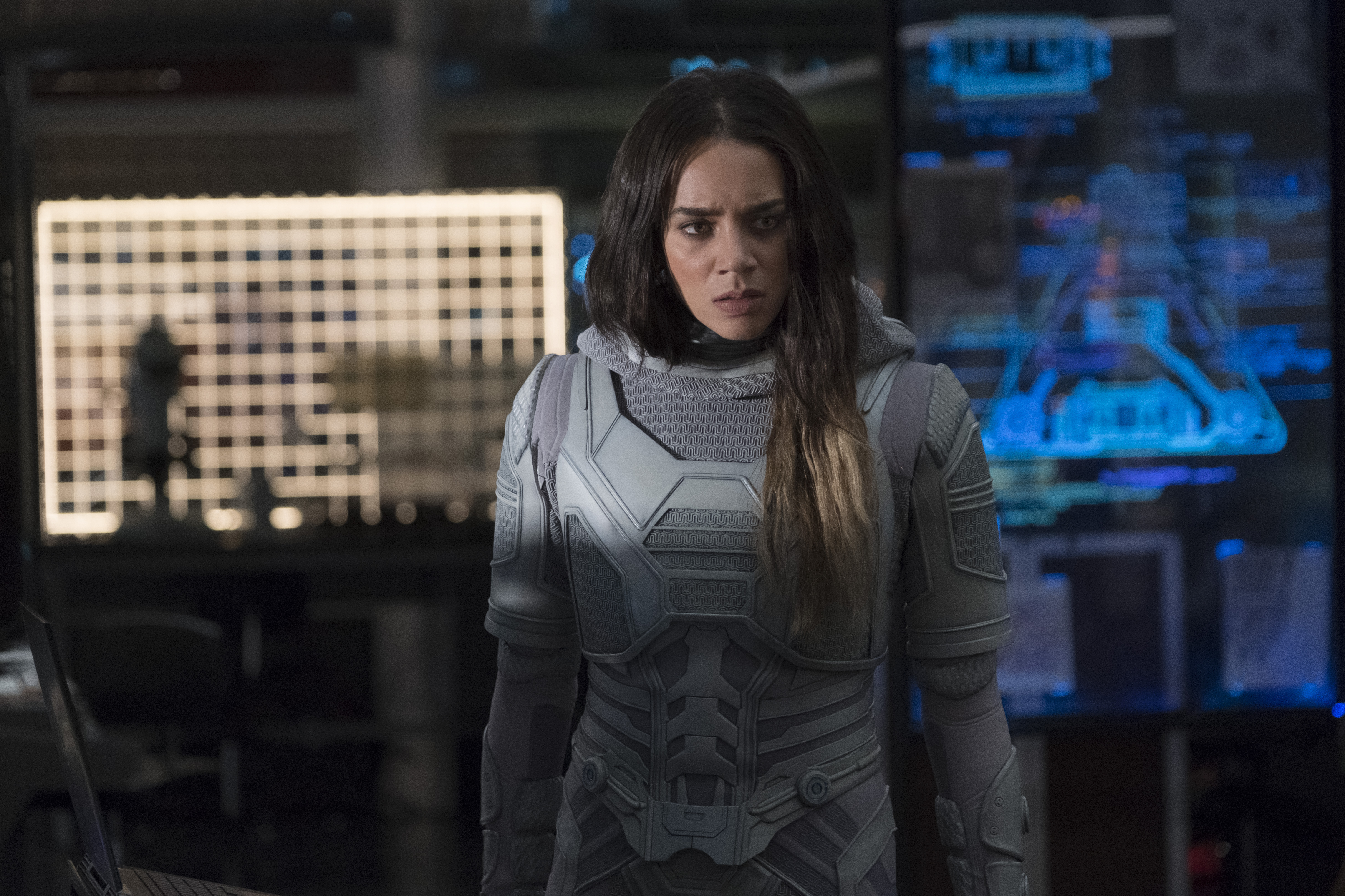 Hannah John Kamen as Ghost in &#x27;Ant Man and the Wasp&#x27;