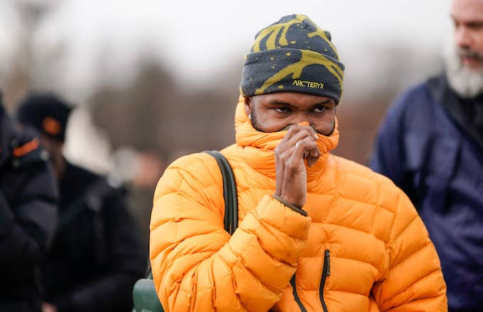 Frank Ocean at Paris Fashion Week.