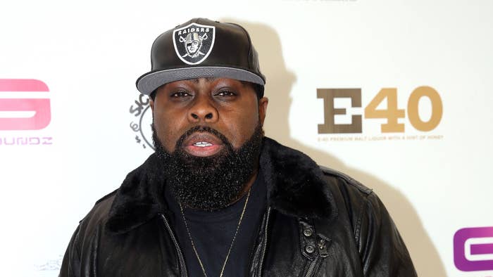 Rapper Crooked I arrives at &quot;40 On Fairfax&quot; listening party
