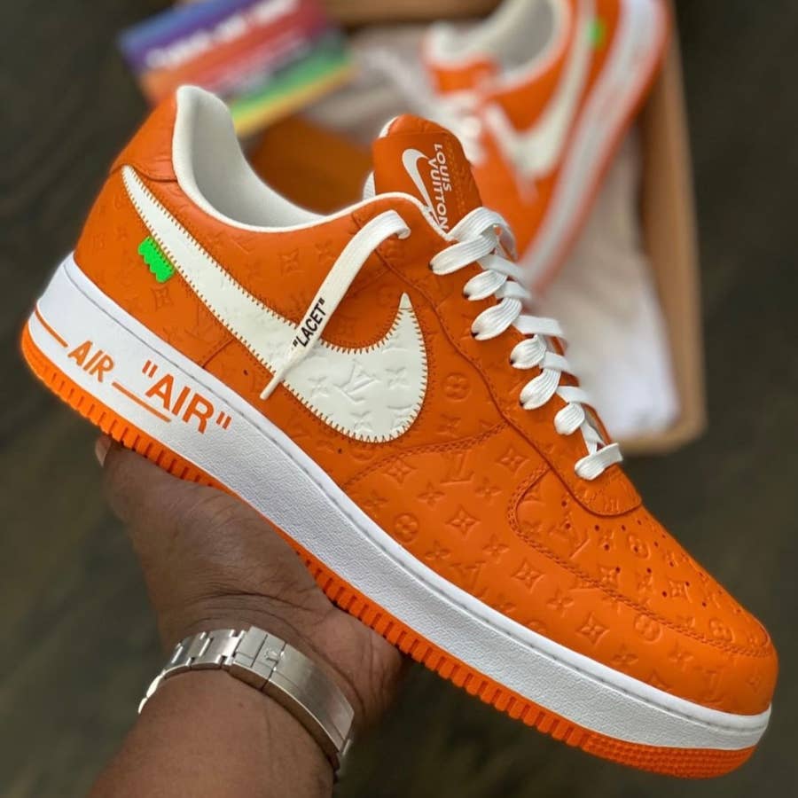 Off-White x Louis Vuitton x Air Force 1 Low Yellow First Look : r/Sneakers