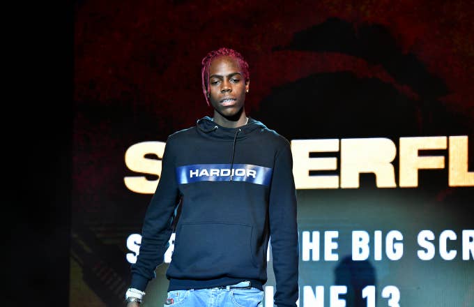 Recording artist Yung Bans performs onstage at Sony X Revolt &quot;Superfly&quot; Concert