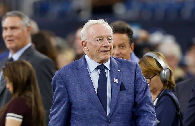 Jerry Jones, owner of the Dallas Cowboys