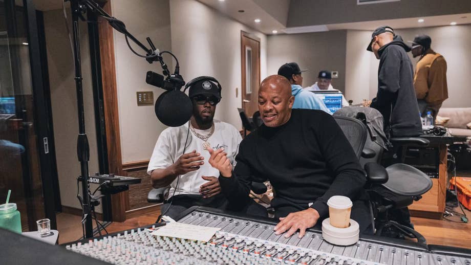 Diddy Shares Studio Images With Dr. Dre, Says ‘One of My Biggest Dreams