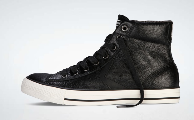 Converse star hotsell player black leather