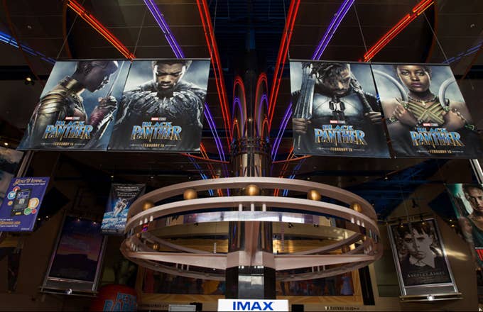 black panther theater posters getty