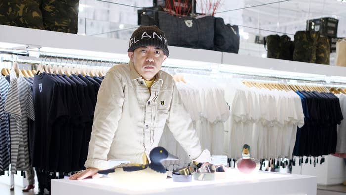 Photograph of Nigo at BBC store