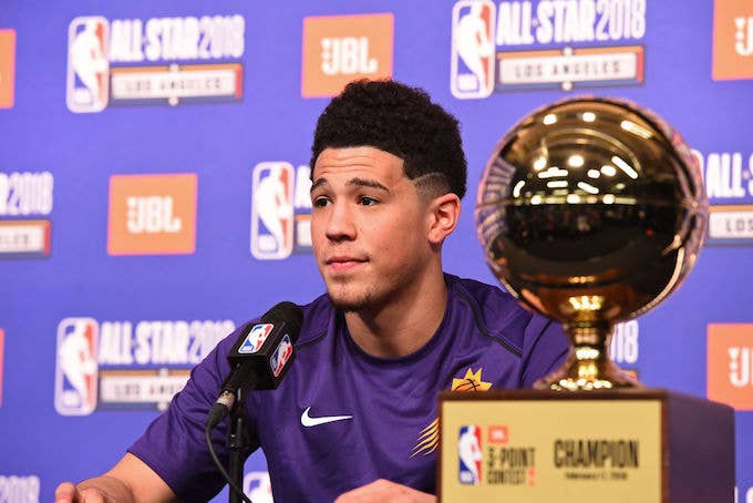 This is a picture of Devin Booker.