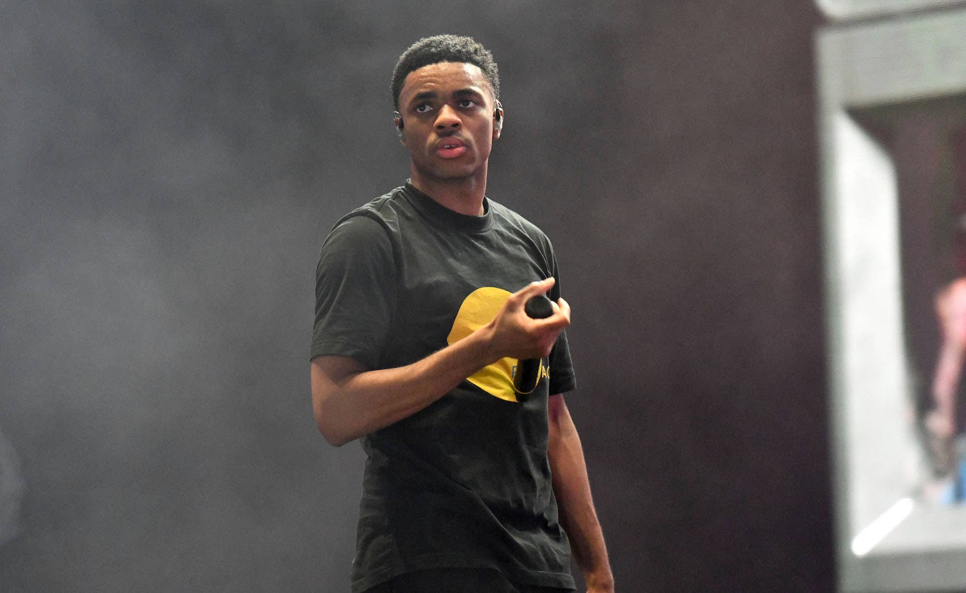 Vince Staples performing at 2019 Adult Swim Fest