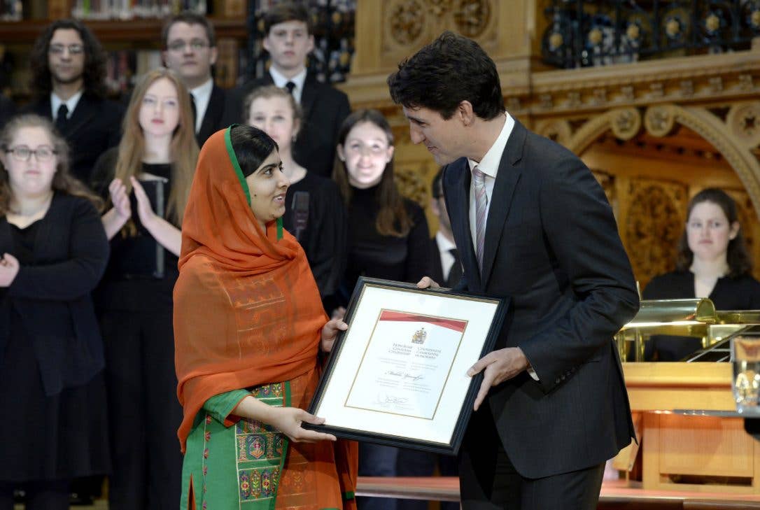 Malala Yousafzai Becomes An Honorary Canadian Citizen