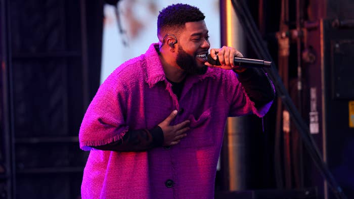 khalid is seen performing live