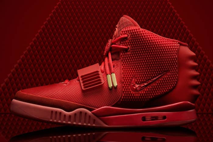 Kanye West Red October Nike Air Yeezy 2