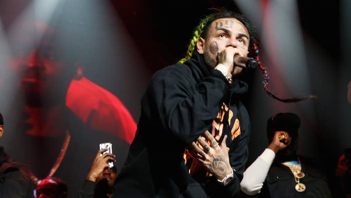 Rapper 6ix9ine performs at Power 105.1&#x27;s Powerhouse 2018 at Prudential Center