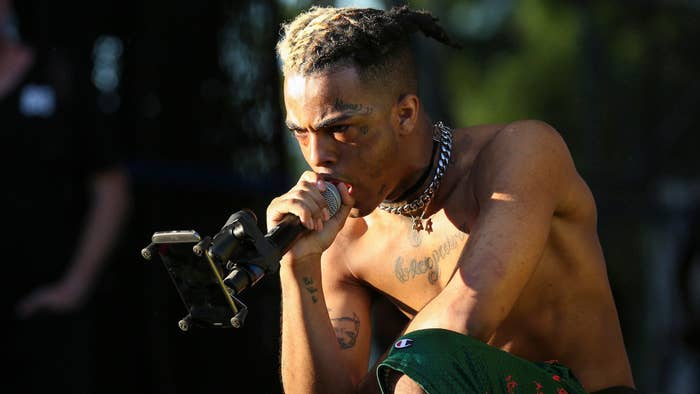 XXXTentacion performs during the Rolling Loud Festival in downtown Miami
