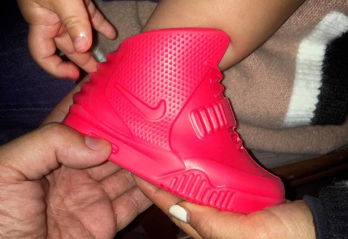 Red October Baby Nike Air Yeezy 2