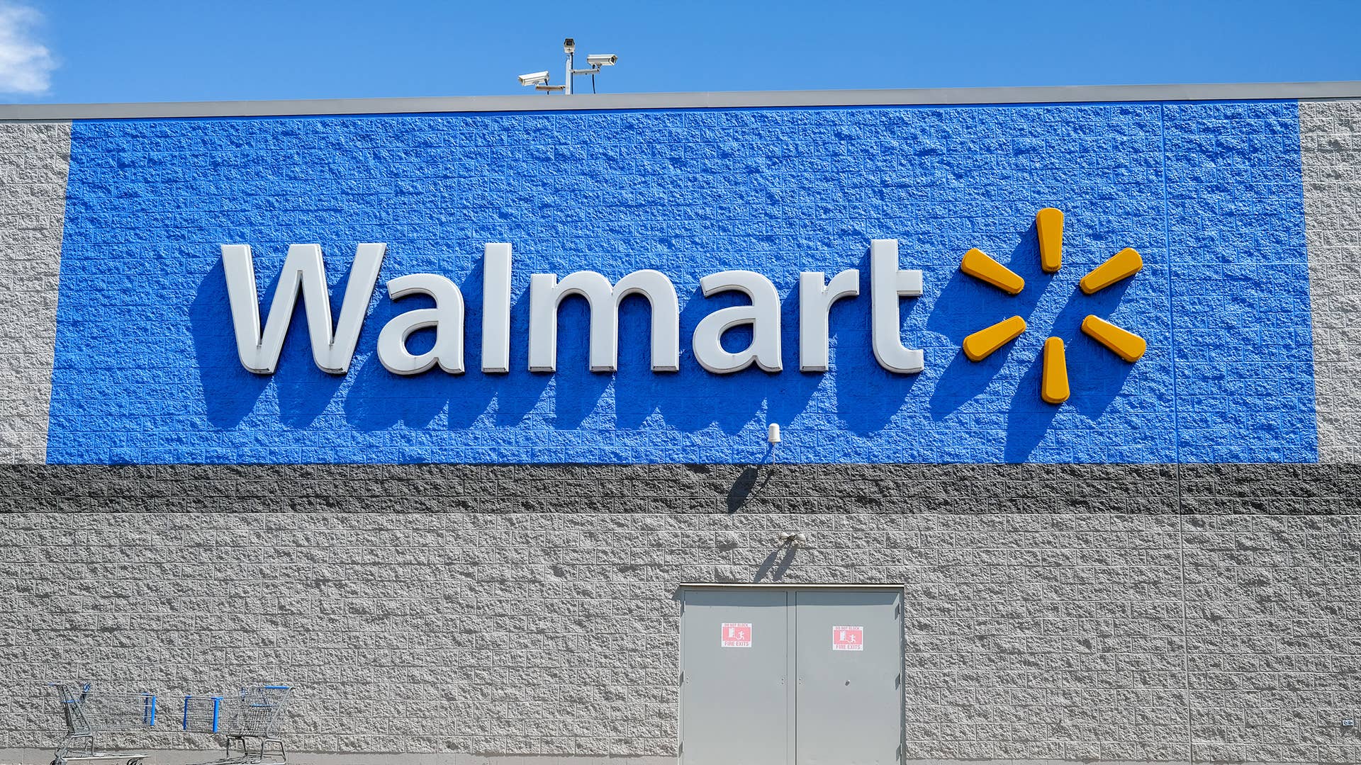 The Walmart logo is displayed outside their store near Bloomsburg
