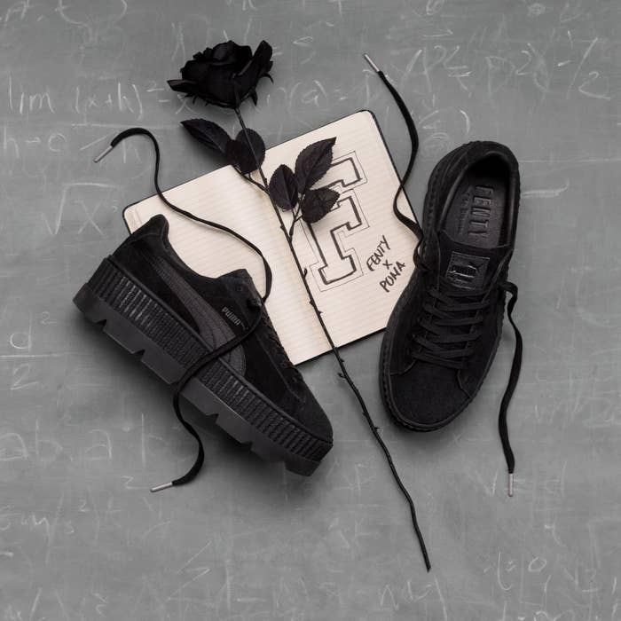 Rihanna Puma Fenty Suede Cleated Creeper Black Release Date