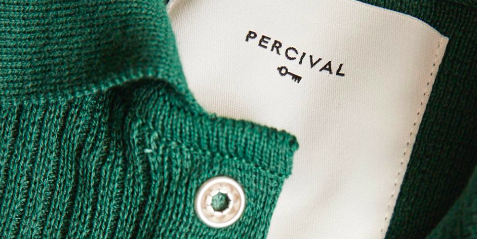 A logo for Percival brand is pictured