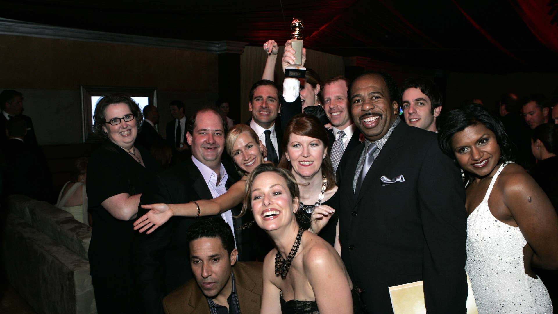 The cast of 'The Office' during 2006 Golden Globes After Party.