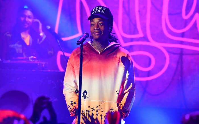Wiz Khalifa performs at Dick Clark's New Year's Rockin' Eve